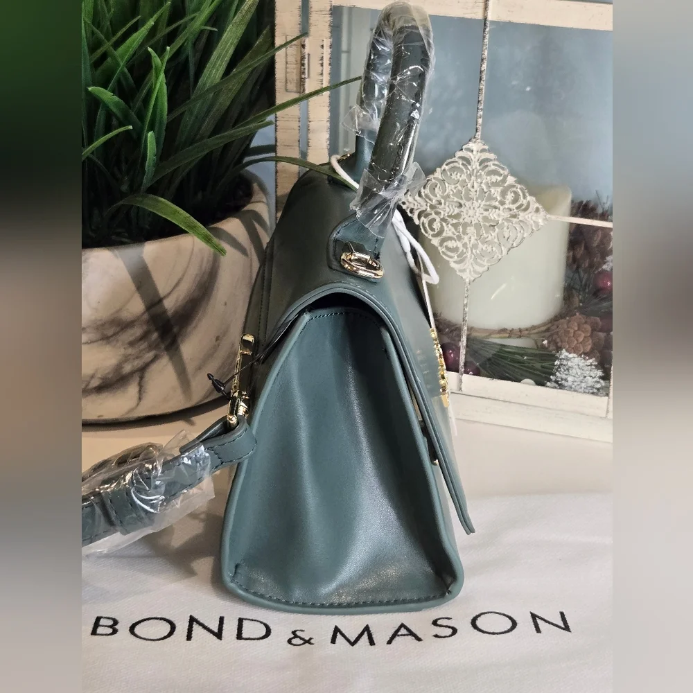 Bond & Mason "The Kimberley" Teal/Green Bag - Picture 4 of 11